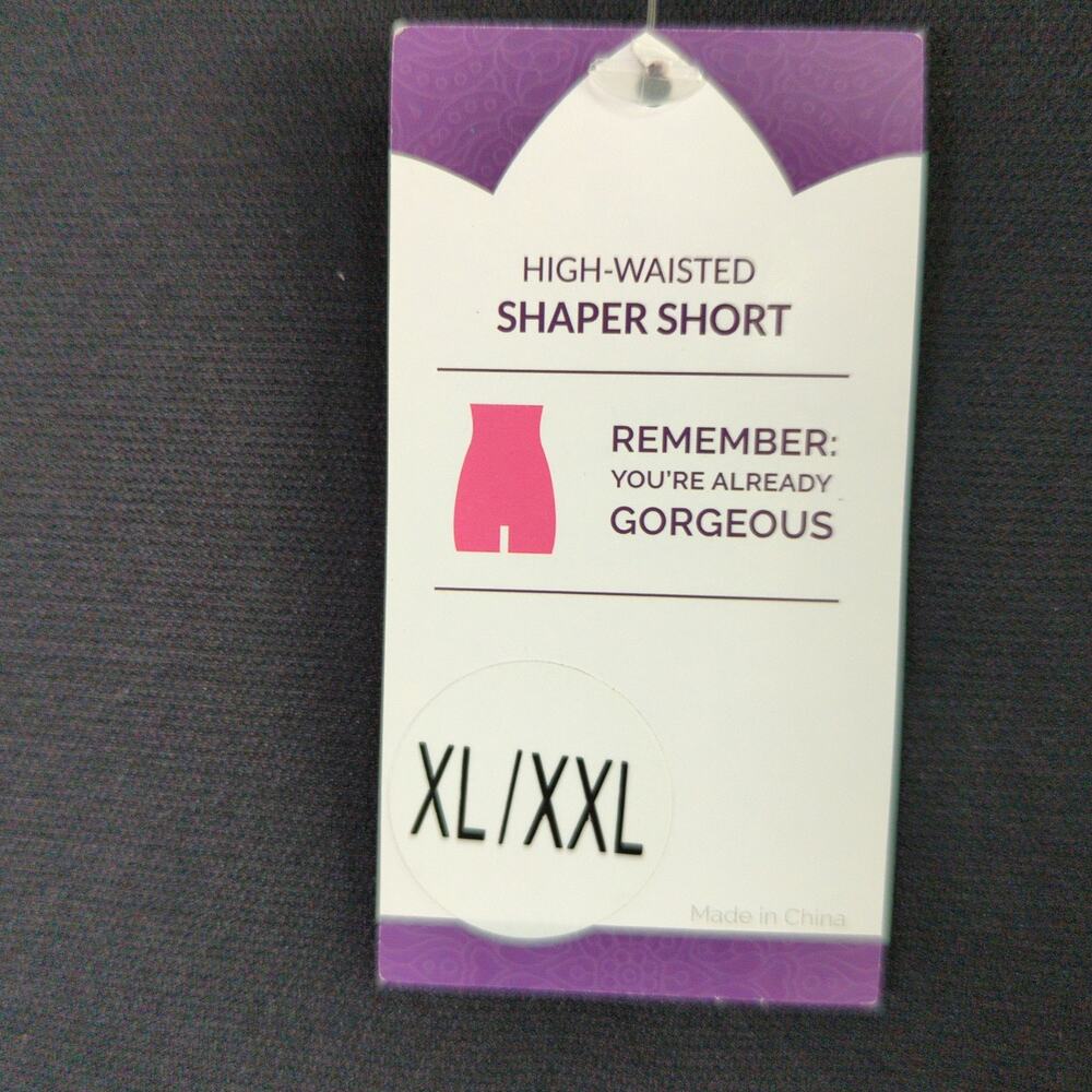 Empetua‎ High Waisted Shaper Short XL/ XXL Black New - Picture 2 of 5